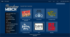 Desktop Screenshot of broadwaymerch.com